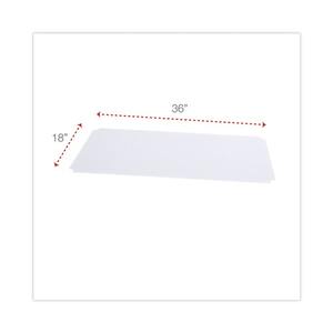 Alera Juego de 4 piezas de plástico transparente de 36 pulgadas. X 18 Pulgadas Forros Antideslizantes para Estantes, Paquete de 4 para Estanterías de Alambre ALESW59SL3618 - Product Image 2