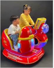 Máquina de Juegos Operada con Monedas para Niños, Combo de Bicicleta y Auto con Pantalla Mp5, Juego Operado con Monedas para Interiores - Product Image 4