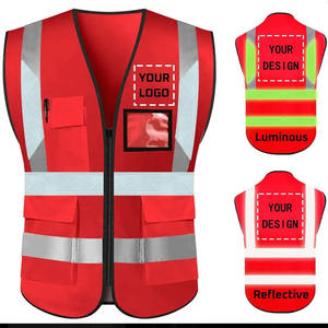 Veste haute visibilité gilet de sécurité réfléchissant vêtements de construction vêtements de sécurité gilet haute visibilité vêtements de sécurité vêtements de sécurité - Product Image 4