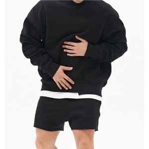 Custom logo printPlus size drop shoulder <b>hoodies</b> <b>plain</b> heavy weight Long Sleeve Man's Sweatshirt Cheap price from Bangladesh - Product Image 4
