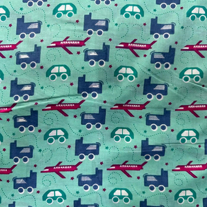 Organic Cotton Fabric Hand-Block Floral Printed <b>Lightweight</b> and Soft Hand-Woven for Indian Style Dress & Bag Making - Product Image 1