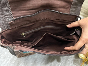 กระเป๋าหนังสไตล์ตะวันตก aztec Tooled กระเป๋าวินเทจสีเทจสีเทอร์ควอยซ์ที่มีเอกลักษณ์ - Product Image 5