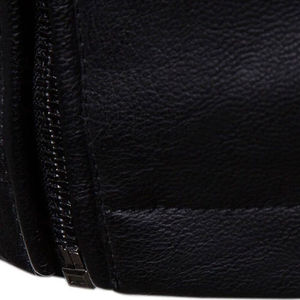 Meilleures ventes Vestes pour hommes Veste en cuir imprimée avec logo personnalisé Veste en cuir personnalisée grande taille Service pour hommes 2025 - Product Image 5