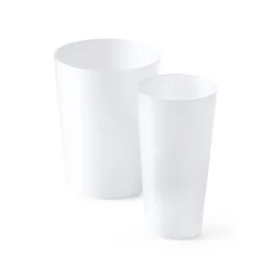 Bicchiere Personalizzabile Riutilizzabile con Mescolatore, Gadget Promozionale per Bevande - Product Image 2