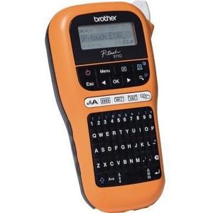 เครื่องพิมพ์ฉลากออลอินวัน Brother PT-E110 3 ขนาดตัวอักษร 2 บรรทัดพิมพ์ 12 มม. x 4 ม. เทปฉลากสีดำขาว พร้อมคู่มือการใช้งาน - Product Image 1