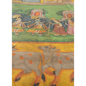 Pichwai Art Green Cotton Cloth <b>Wall</b> Art Tapestry Bohemian Christmas Style Scenic for Home Outdoor Nordic for <b>Wall</b> <b>Decor</b> Ramadan - Product Image 3