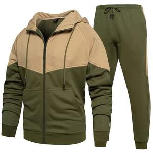 Conjunto Deportivo Personalizado para Hombre de Alta Calidad en Algodón, Sudadera con Capucha, Pantalones Deportivos Holgados con Estampado Lavado Ácido - Product Image 3