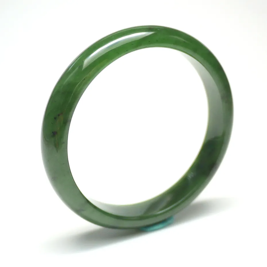 Pulseira de jade natural verde, genuína 100% grau de jade celular, bracelete artesanal de cura