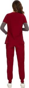 Vente chaude Femmes Logo Personnalisé Soins Infirmiers Scrubs Set Médecins Uniformes Usage Médical Soins Infirmiers Scrub Set pour Femme - Product Image 4