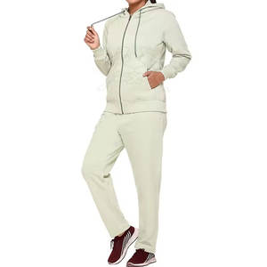 Survêtement à fermeture éclair coupe classique avec coutures durables et survêtement à fermeture éclair en tissu confortable avec col élégant - Product Image 4