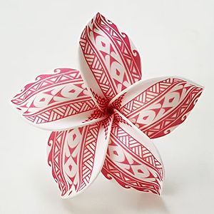 Premium 100 pièces Pack fait à la main élégant épingle à cheveux accessoires à la mode 5cm Plumeria frangipanier mousse fleur pince à cheveux - Product Image 4