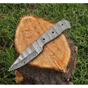 มีด JEXMOO ทำมือจากเหล็กดามัสกัส ใบมีดเปล่า ลายหยดน้ำอเนกประสงค์ พร้อมเป็นของขวัญที่สมบูรณ์แบบ เหมาะสำหรับใช้งานกลางแจ้ง - Product Image 6