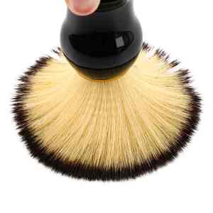Brocha de afeitar para hombre de Venta caliente con el mejor cabello y pelo de tejón Brocha de afeitar de peluquero con mango de nailon - Product Image 4