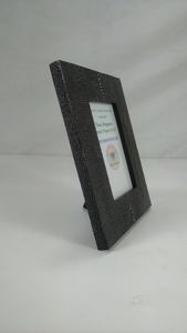 Vente chaude 5 "X7" en gros reliant le faux cadre photo en galuchat de haute qualité avec bordure de couleur en laiton pour la décoration de la maison - Product Image 4