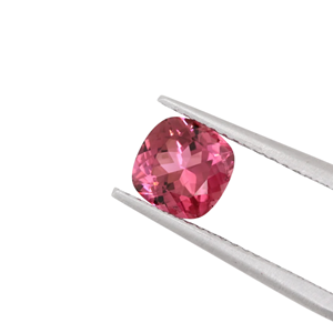 Cojín de turmalina cultivada en laboratorio, corte de rubelita, color rojo y rosa, piedras preciosas sueltas sintéticas, fabricación de joyas creadas de 8mm a 20mm - Product Image 4