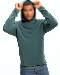 Pull à capuche en coton personnalisé pour hommes T-shirt d'hiver lourd avec pull à capuche vierge - Product Image 4