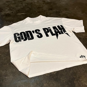 Camiseta cuadrada de gran tamaño con cuello redondo y peso pesado superventas, ropa de calle con estampado personalizado, camiseta recortada para hombre, camiseta de moda de talla grande - Product Image 6