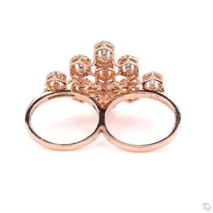 Elegant Gold <b>Diamond</b> <b>Ring</b> for Women Modern Sparkle Fine Jewelry Stylish Wedding Engagement Gift Daily Wear <b>Ring</b> - Product Image 3