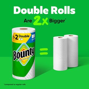 Bounty Paper Towels Select-A-Size, White, 8 Double Plus Rolls = 20 Regular Rolls - Product Image 5