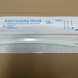 Instrumento de parto obstétrico de un solo uso estéril con gancho de amniotomía desechable para la ruptura artificial segura de membranas en el trabajo de parto - Product Image 1