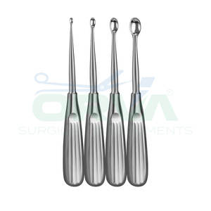 ที่ขูดสเตนเลสสตีลยาว170มม. เครื่องมือผ่าตัดกระดูกและอุปกรณ์ทำศัลยกรรมกระดูกแบบแมนนวลสำหรับมืออาชีพ - Product Image 1