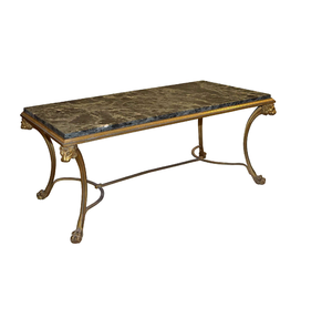 Muebles radicionales para sala de estar, mueble de diseño moderno con patas traseras, mesa de centro de mármol - Product Image 2