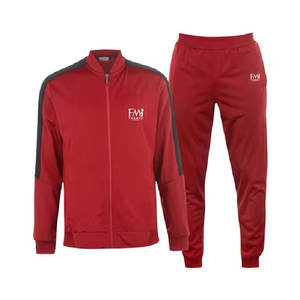 100% Original coton luxe Tech polaire hommes survêtement avec personnaliser taille deux pièces lourd extérieur Jogging Gear - Product Image 1