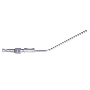 Tube d'aspiration réutilisable en acier inoxydable pour les procédures chirurgicales ORL - Product Image 2