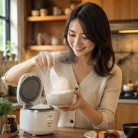 Mini-cuiseur à riz électrique pour 1-2 personnes, usage domestique