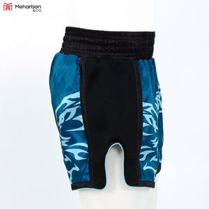Pantalones cortos de Muay Thai personalizados de poliéster 100% de alta calidad, pantalones cortos MMA para jóvenes para boxeo, servicios OEM disponibles - Product Image 5