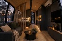 Cabane préfabriquée modulaire de luxe à double étage, anti-corrosion, pour station balnéaire