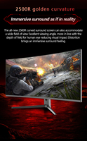 Monitor IPS LCD curvo de 40 pulgadas 5K 4K 120Hz 144Hz Pantalla LED ultra ancha Full HD para configuración de oficina de juegos