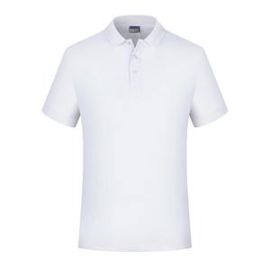 Precio de fábrica para hombre para camiseta Polo 220 GSM mezcla de algodón elegante ajuste moderno cuello en contraste logotipo personalizado impresión ligero - Product Image 4