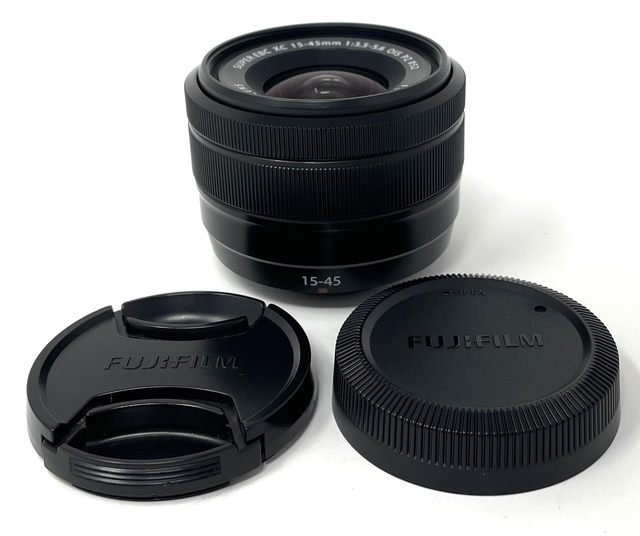 used camera lens Fujifilm Fujinon XC15-45mmF3.5-5.6 OIS PZ Lens - Black