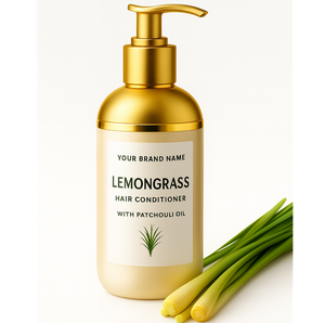 Acondicionador Capilar de Limoncillo de Marca Blanca con Aceite de Pachulí, Fórmula Nutritiva Antiencrespamiento para Todo Tipo de Cabello, Venta al Por Mayor OEM - Product Image 1