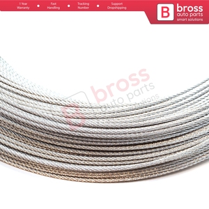 Cable de reparación para elevalunas BWR5472, cable de acero 7x7, diámetro: 1.5 mm, longitud: 100 metros, para elevalunas de coche - Product Image 4