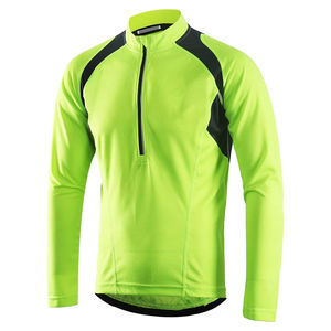 เสื้อจักรยานสำหรับผู้ชายแบบสั่งทำพิเศษ ผลิตจากผ้าโพลีเอสเตอร์ที่ระบายอากาศได้ดี แห้งเร็ว พร้อมการพิมพ์โลโก้ทีมอย่างละเอียด - Product Image 1