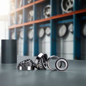 Roulement à rouleaux coniques ISK 32218 (acier GCr15 90x160x40mm) certifié ISO/TS16949, 100% testé, composant essentiel, fonctionnement fluide - Product Image 1