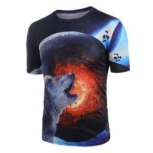 Camiseta DTG de algodón premium, suave, transpirable, para uso diario, con estampado gráfico, cómoda, informal y a la moda para hombre. - Product Image 4