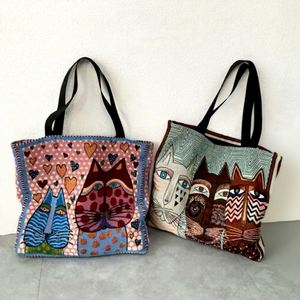 Bolsa de lona impresa Hua Cheng, diseño de moda de gran capacidad para compras y viajes - Product Image 1