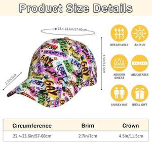Pride Baseball Cap Rainbow LGBT <b>Trucker</b> <b>Hat</b> for Men and <b>Women</b> Pride Month LGBTQ+ Cap Graffiti Style - Product Image 6