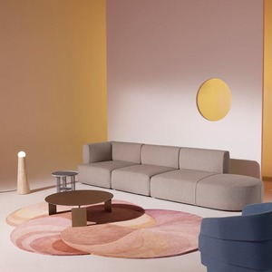 Tapis de tourbillon abstrait personnalisé touffeté à la main laine multicolore tapis de créateur moderne fait à la main tapis de luxe pour salon chambre - Product Image 6