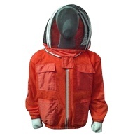 Veste d'apiculteur professionnelle pour hommes et femmes Combinaison ventilée avec capuche en voile rond amovible pour l'apiculture - Product Image 3