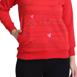 Sweat-shirts pour femmes fabriqués au Pakistan, vêtements de rue d'hiver, couleurs et logos personnalisables, devant 100% coton, design respirant - Product Image 6
