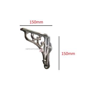 Estante de hierro fundido, soportes de esquina, estante de soporte montado en la pared, organizador de exhibición, soporte de estante de hierro fundido antiguo - Product Image 2