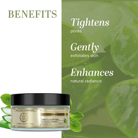 Khadi Gel de Massage Visage Menthe Naturelle & Aloevera-100g