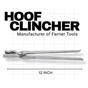 Outil de serrage des ongles de maréchal-ferrant en acier de haute qualité pour la finition des sabots 12 pouces ou poignée confortable - Product Image 2