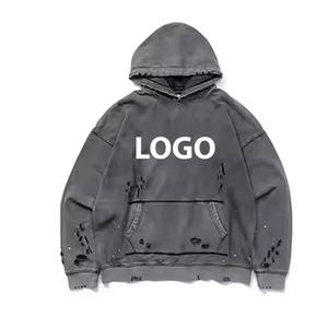 เสื้อมีฮู้ดแขนยาวของผู้ชายเสื้อสวมหัวสีทึบวัสดุระบายอากาศ - Product Image 4