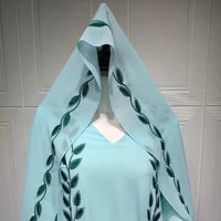 Robe Musulmane Femme Haute Qualité Niqab Abaya Respirante Tissu Nida Une Couche Vêtement Islamique Pudique Robe de Prière Femme
