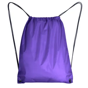 Sacche sportive personalizzate Socrates con coulisse in poliestere per gadget promozionali - Product Image 3